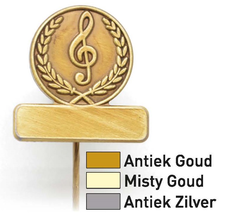 Muziek Jubileumspeldje Artnr. 61